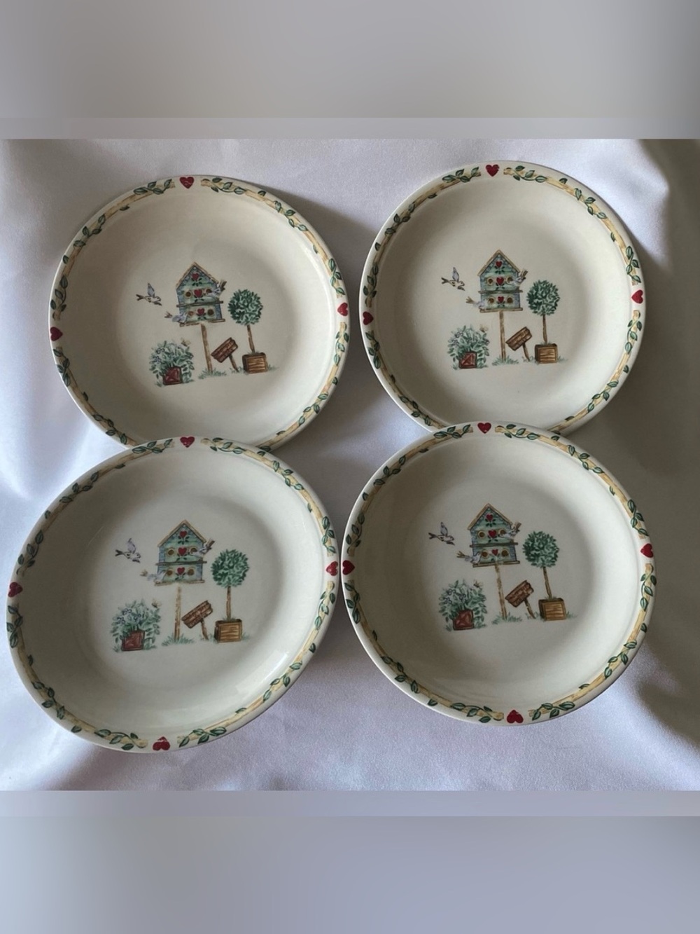 Birdhouse by THOMSON Salad Plate Set of 4